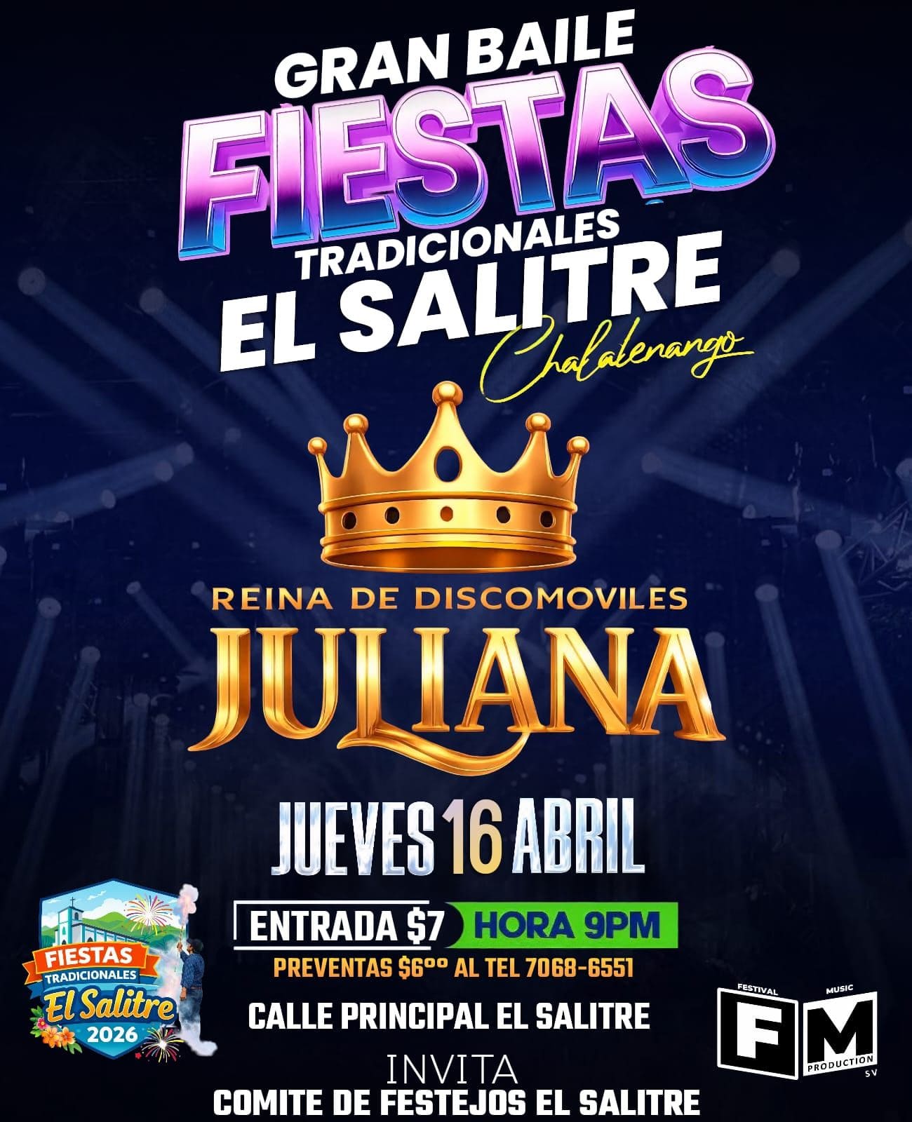 Gran Baile – Fiestas Tradicionales El Salitre 🎶👑