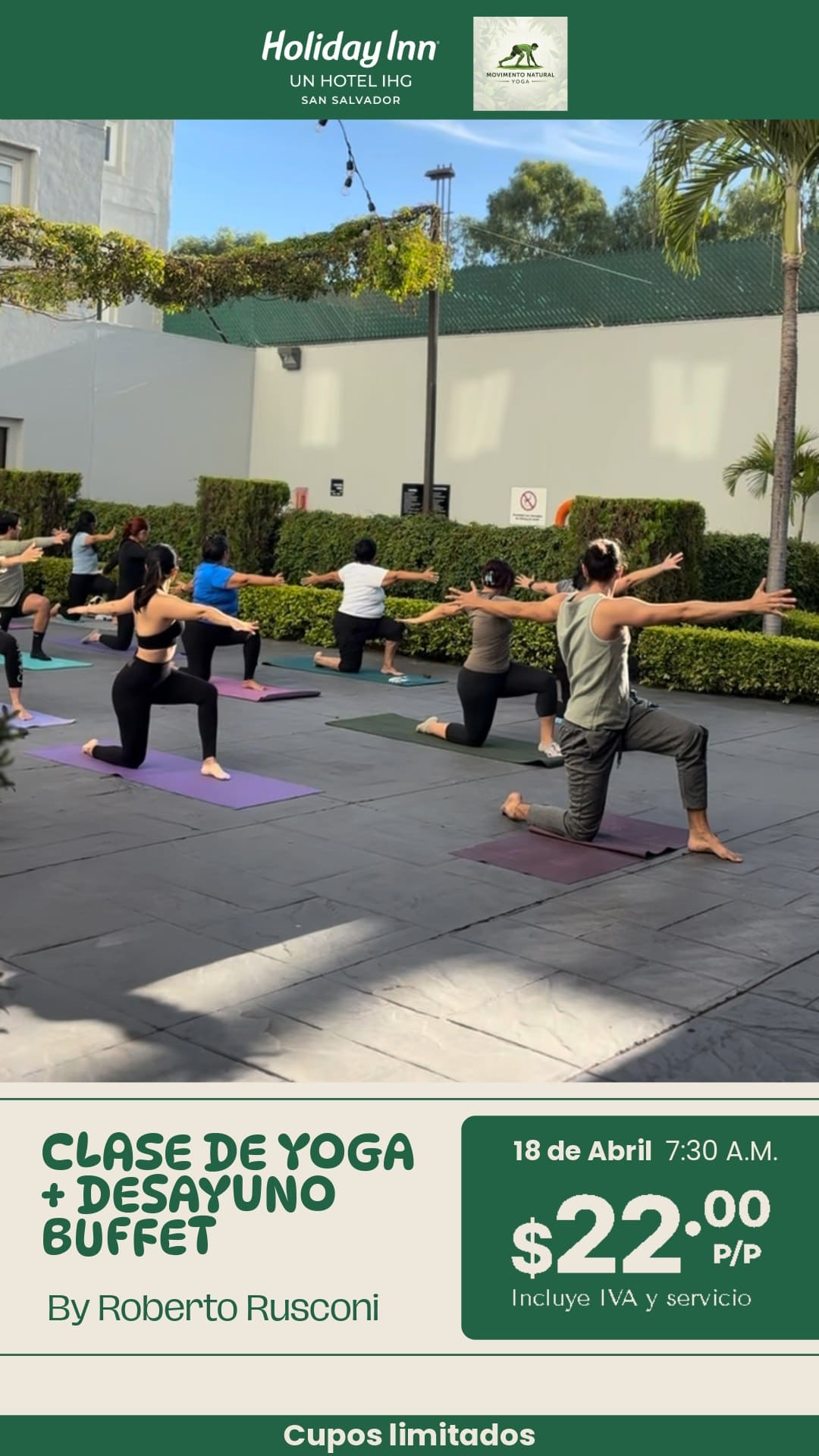 🧘‍♀️ YOGA + DESAYUNO BUFFET 