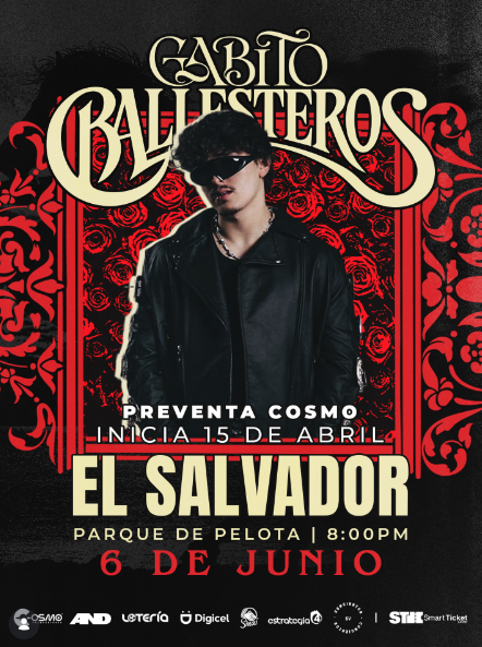 ¡Concierto De Gabito Ballesteros En El Salvador!🤠🇸🇻