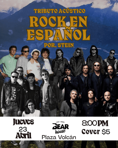 Rock en español en el volcán🎶🎸