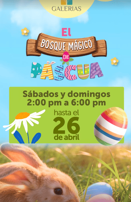 🐰🌸🥚 ¡La magia de la Pascua está en Galerías!