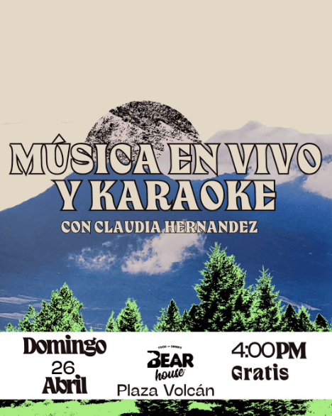 Música en vivo y Karaoke con Claudia Hernández 😁