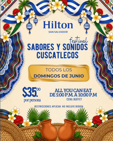 festival SABORES Y SONIDOS CUSCATLECOS