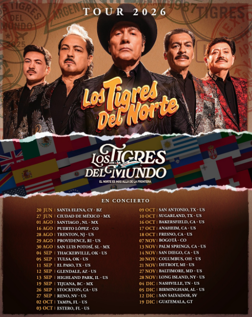 Concierto De Los Tigres Del Norte En El Salvador 2026